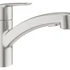 Grohe Mitigeur de cuisine bec bas avec douchette Start nickel* Evier Et Robinet De Buanderie
