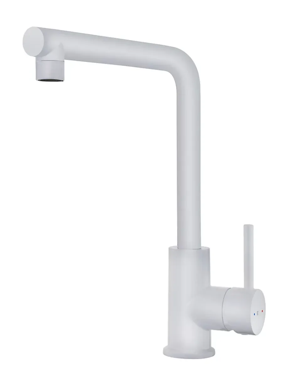 Essebagno Mitigeur de cuisine blanc Pure II* Evier Et Robinet De Buanderie