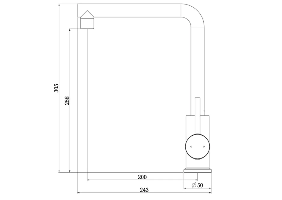 Essebagno Mitigeur de cuisine blanc Pure II* Evier Et Robinet De Buanderie