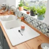 GoodHome Mitigeur de cuisine chromé avec douchette Zanthe* Evier Et Robinet De Buanderie