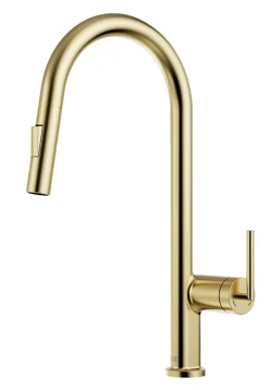 Essebagno Mitigeur de cuisine doré avec douchette Iconic