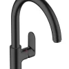 Hansgrohe Mitigeur de cuisine en laiton Vernis noir mat* Evier Et Robinet De Buanderie