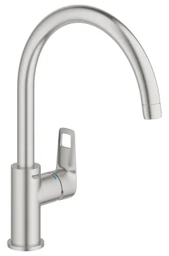 Grohe Mitigeur de cuisine Quickfix Cumbria inox brossé
