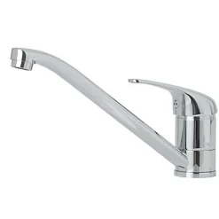 Cooke & Lewis Mitigeur de cuisine Huka en laiton couleur argenté H.15,9 cm* Evier Et Robinet De Buanderie