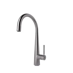 GoodHome Mitigeur de cuisine laiton brossé Carya