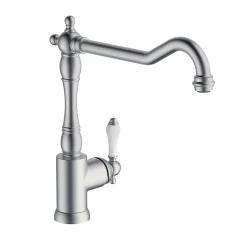 Cooke & Lewis Mitigeur de cuisine nickel brossé Belmore