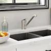 Cooke & Lewis Mitigeur de cuisine nickel brossé Huka* Evier Et Robinet De Buanderie