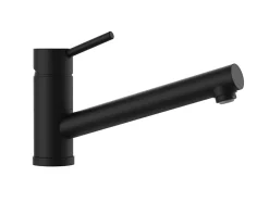 Essebagno Mitigeur de cuisine noir Tubic