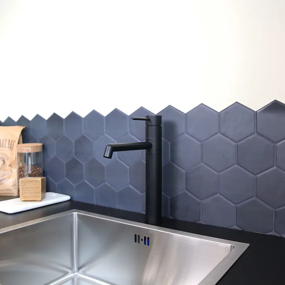 Essebagno Mitigeur de cuisine noir Lollipop* Evier Et Robinet De Buanderie