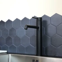 Essebagno Mitigeur de cuisine noir Lollipop* Evier Et Robinet De Buanderie