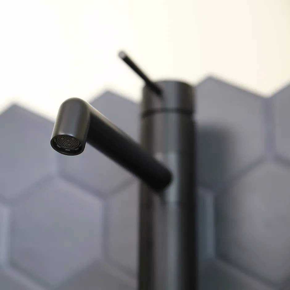 Essebagno Mitigeur de cuisine noir Lollipop* Evier Et Robinet De Buanderie