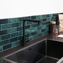 Essebagno Mitigeur de cuisine noir Pure II* Evier Et Robinet De Buanderie