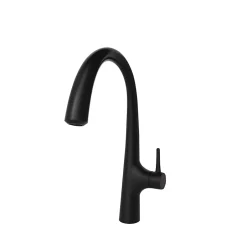 GoodHome Mitigeur de cuisine noir Edulis