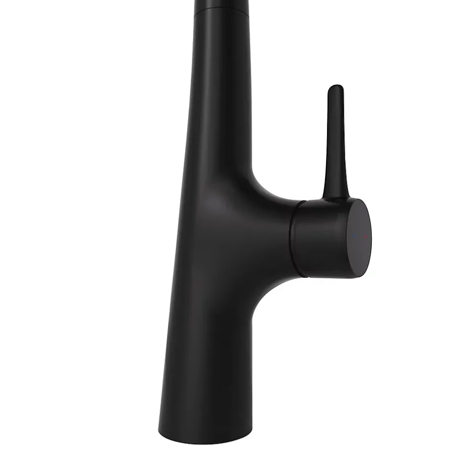 GoodHome Mitigeur de cuisine noir Edulis