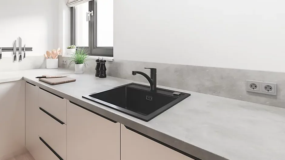 Grohe Mitigeur de cuisine noir Start