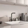 Kramer Mitigeur de cuisine noir mat avec douchette Groupe Nook* Evier Et Robinet De Buanderie