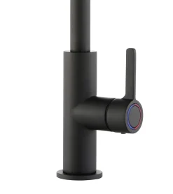 GoodHome Mitigeur de cuisine noir mat Kamut* Evier Et Robinet De Buanderie