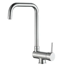 GoodHome Mitigeur de cuisine rabattable chromé Deltana* Evier Et Robinet De Buanderie