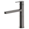 GoodHome Mitigeur de cuisine titanium Phoran