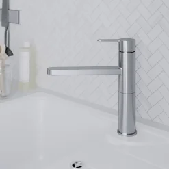 GoodHome Mitigeur de cuisine titanium Phoran