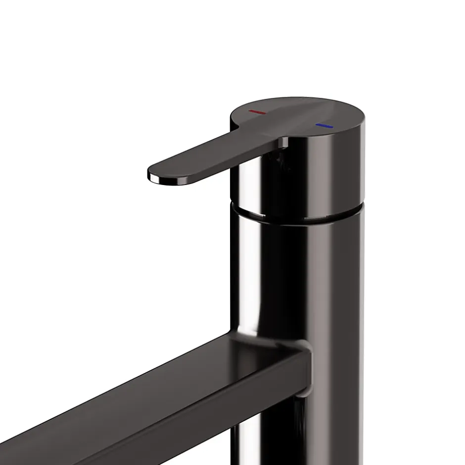 GoodHome Mitigeur de cuisine titanium Phoran