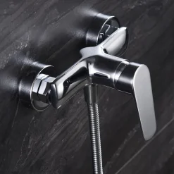 Imex Mitigeur de Douche anti-calcaire Chrome BELGICA BDZ044-5* Colonne De Douche Mécanique