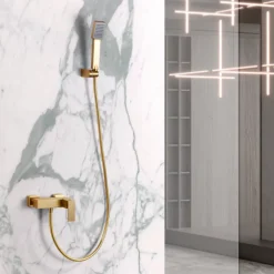 Imex Mitigeur de Douche anti-calcaire Or Brossé PISA BDP048-5OC* Colonne De Douche Mécanique