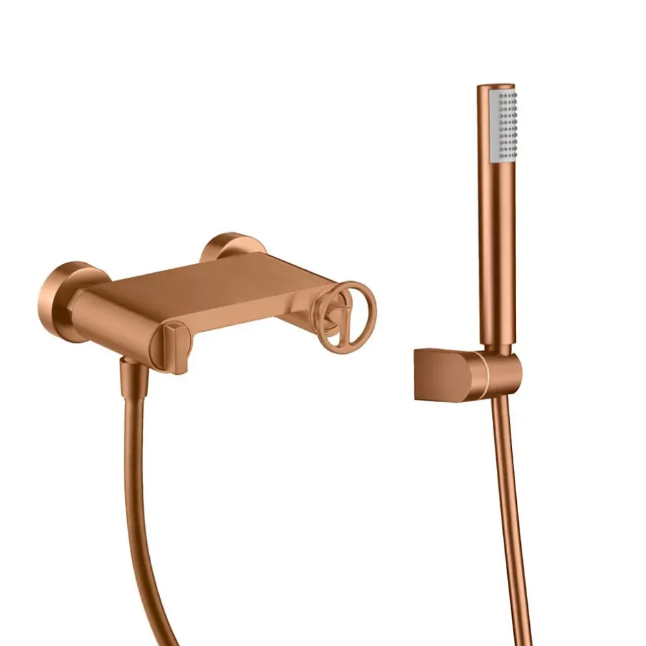 Imex Products Mitigeur de Douche anti-calcaire Or Rose Cuivré IMEX OLIMPO BDC033-5ORC* Robinet De Douche