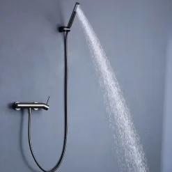Imex Mitigeur de Douche anti-calcaire Black Gun Métal MONZA BDM039-5BGM* Colonne De Douche Mécanique