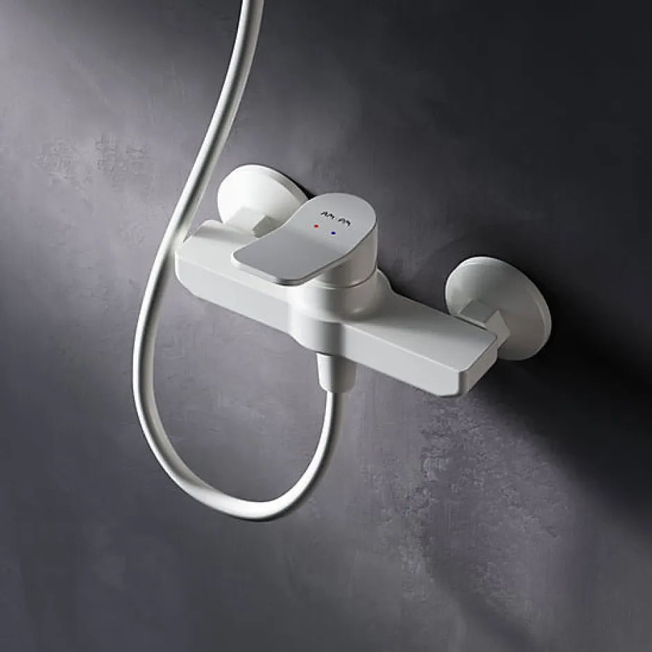 Am.Pm Europe Mitigeur de douche mécanique Robinet Salle de Bain Blanc, FXA20033 X-Joy AM.PM* Robinet De Douche