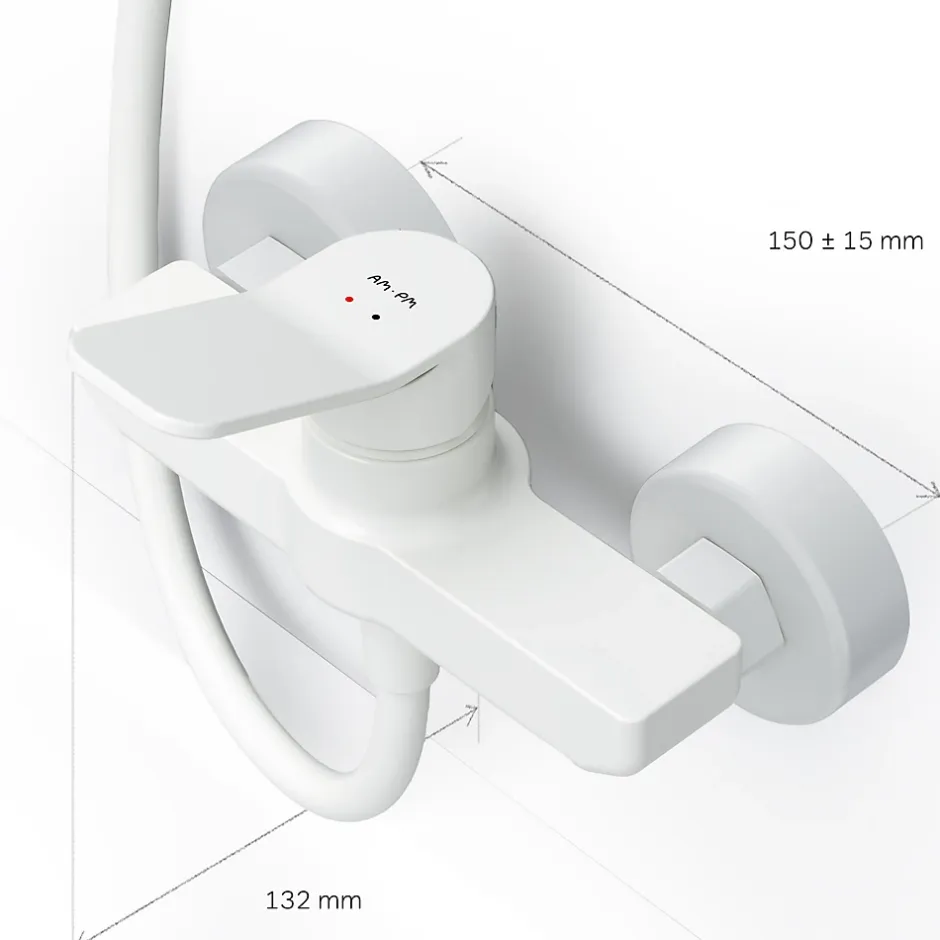 Am.Pm Europe Mitigeur de douche mécanique Robinet Salle de Bain Blanc, FXA20033 X-Joy AM.PM* Robinet De Douche