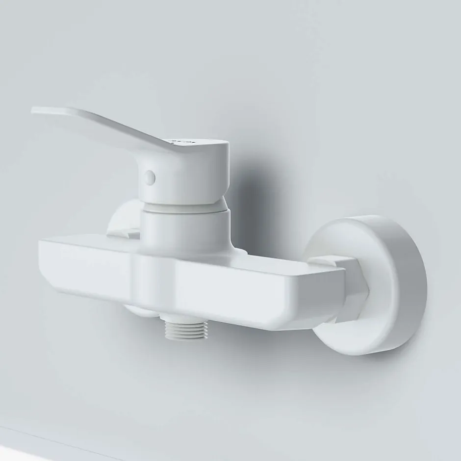 Am.Pm Europe Mitigeur de douche mécanique Robinet Salle de Bain Blanc, FXA20033 X-Joy AM.PM* Robinet De Douche