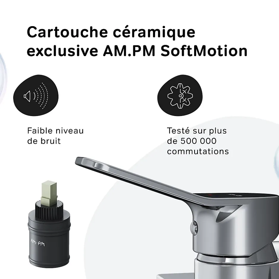 Am.Pm Europe Mitigeur de douche mécanique Robinet Salle de Bain Chromé, FXA20000 X-Joy AM.PM* Robinet De Douche