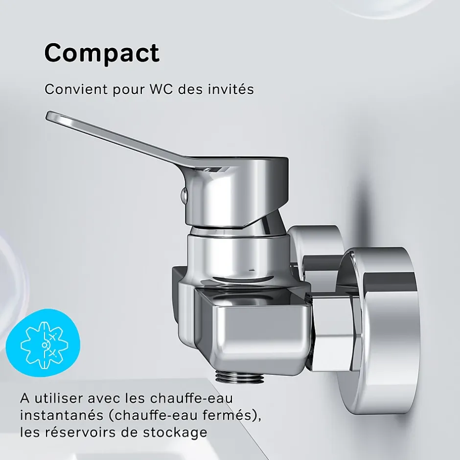 Am.Pm Europe Mitigeur de douche mécanique Robinet Salle de Bain Chromé, FXA20000 X-Joy AM.PM* Robinet De Douche