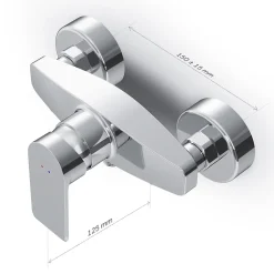 Am.Pm Europe Mitigeur de douche mécanique Robinet de douche Chrome, Flash FNA20000 AM.PM* Robinet De Douche