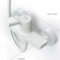 Am.Pm Europe Mitigeur de douche mécanique Robinet Salle de Bain Blanc, FXB20033 X-Joy S AM.PM* Robinet De Douche