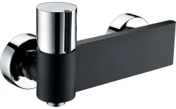 Edouard Rousseau Mitigeur de douche mécanique chromé Black steel* Robinet De Douche