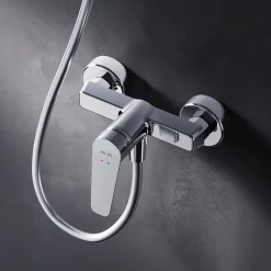 Am.Pm Europe Mitigeur de douche mécanique Robinet Salle de Bain Chromé, FTA20000 Hit AM.PM