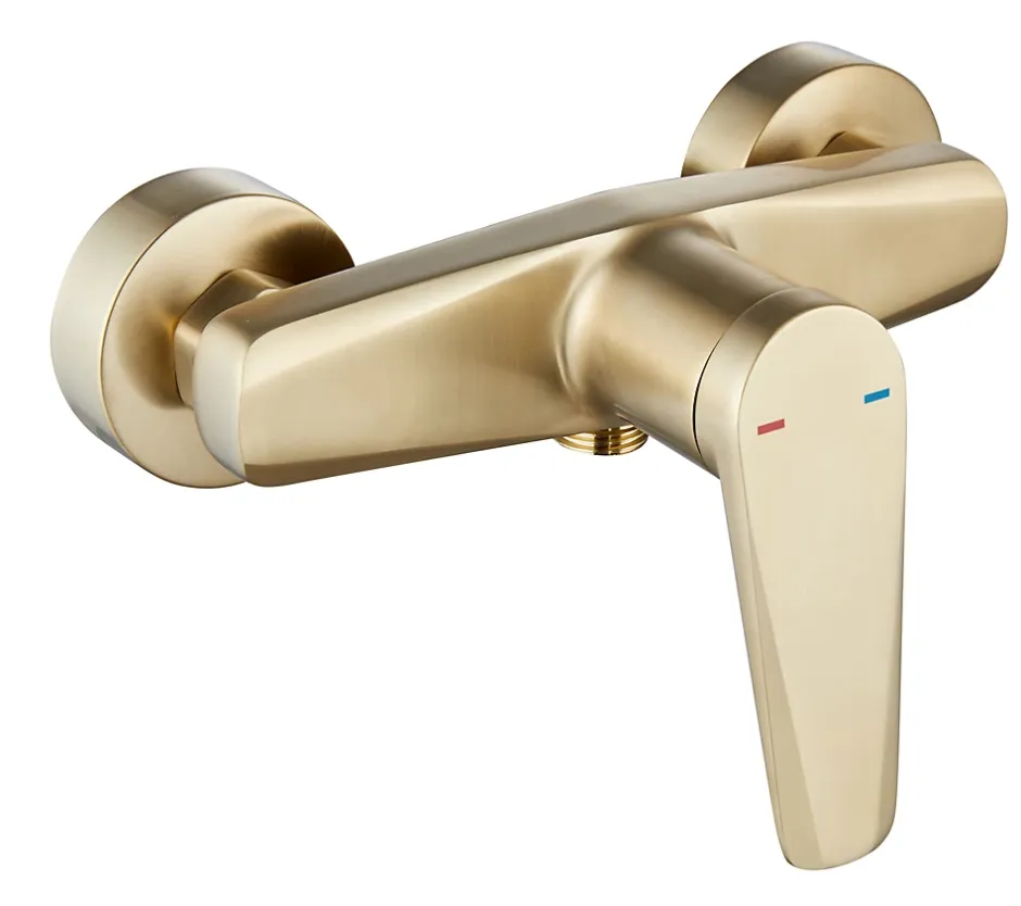Edouard Rousseau Mitigeur de douche mécanique laiton brossé Gloss