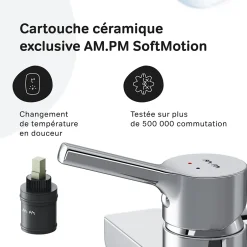 Am.Pm Europe Mitigeur de douche mécanique Robinet Salle de Bain Chromé, FXB20000 X-Joy S AM.PM* Robinet De Douche