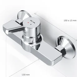 Am.Pm Europe Mitigeur de douche mécanique Robinet Salle de Bain Chromé, FXB20000 X-Joy S AM.PM* Robinet De Douche