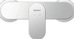 Duravit Mitigeur de douche monocommande Chrome - apparent - 1 sortie - 21,6x16,5x11,3 - Wave