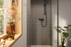 Mitigeur de douche Rebris E Noir mat