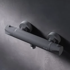 Am.Pm Europe Mitigeur de douche thermostatique Robinet salle de bain, Noir FTA40022 Hit AM.PM