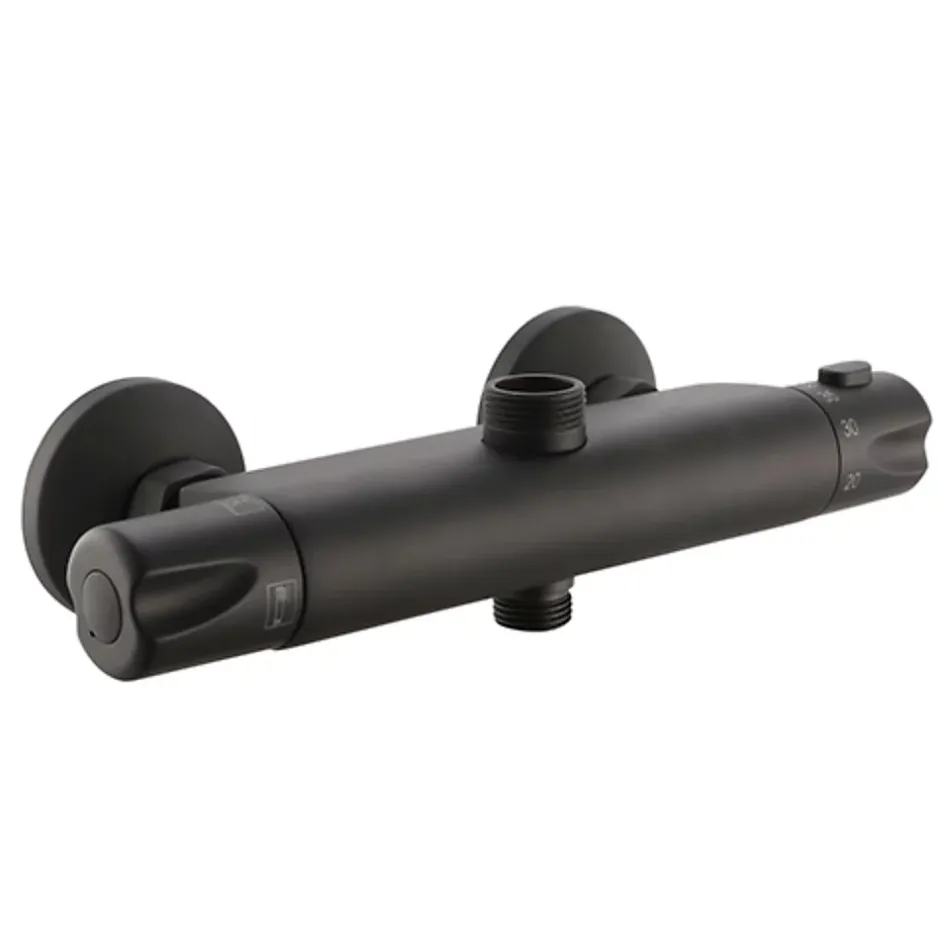 Edouard Rousseau Mitigeur de douche thermostatique noir Breva* Robinet De Douche