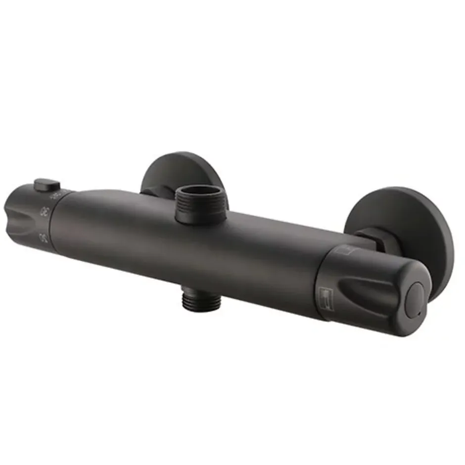 Edouard Rousseau Mitigeur de douche thermostatique noir Breva* Robinet De Douche