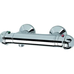 Roca Mitigeur de douche thermostatique mural POLO chromé - - WM3140T3ZC0C300