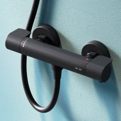 Am.Pm Europe Mitigeur de douche thermostatique Robinet salle de bain Noir, FXA40022 X-Joy AM.PM* Robinet De Douche