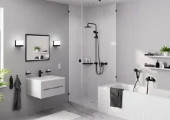 Hansgrohe Mitigeur de douche thermostatique noir mat MySport* Robinet De Douche
