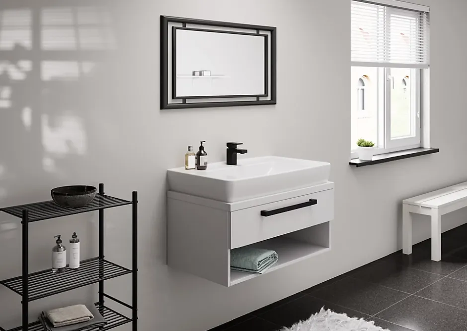 Hansgrohe Mitigeur de lavabo 70 Vernis Shape noir mat* Robinet Lavabo Et Vasque